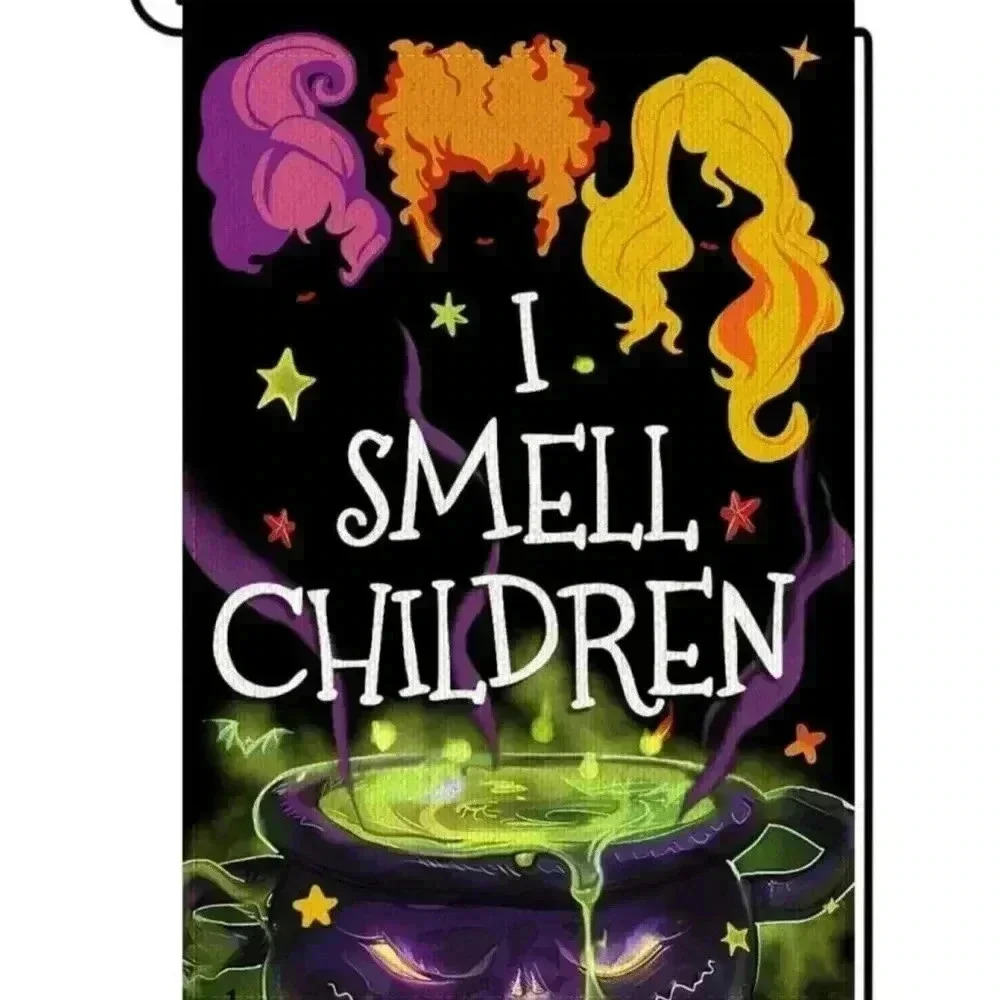 Halloween Garden Flag, Unbranded, Garden Flag,‎ 12" x 18", Black